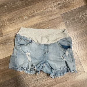 Maternity Jean Shorts